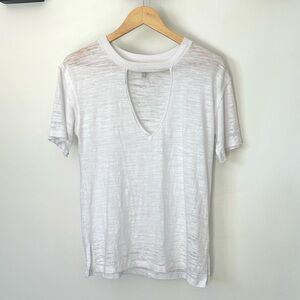Lucky Brand White Short Sleeve Tee